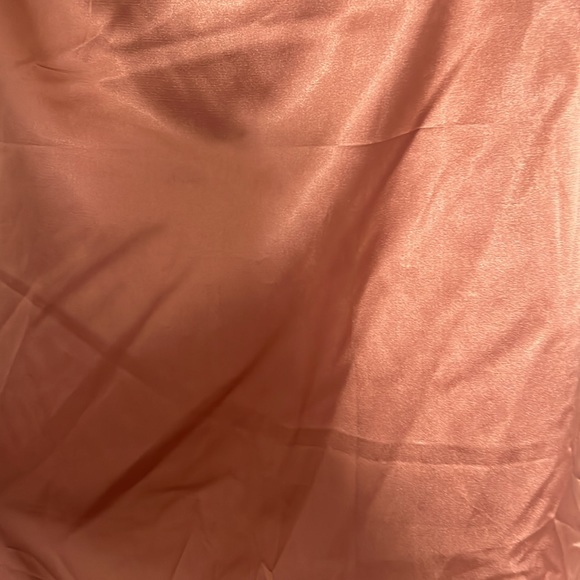 Gold/brass/champagne bridesmaid dress size 2 - Picture 3 of 5